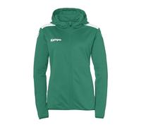 uhlsport Kempa Emotion 27 - Giacca sportiva da donna con cappuccio imbottito per donna e ragazza, in pile all'interno, con tasche con cerniera