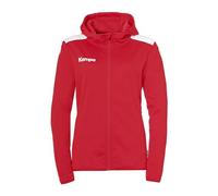 uhlsport Kempa Emotion 27 - Giacca sportiva da donna con cappuccio imbottito per donna e ragazza, in pile all'interno, con tasche con cerniera