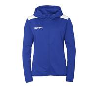 uhlsport Kempa Emotion 27 - Giacca sportiva da donna con cappuccio imbottito per donna e ragazza, in pile all'interno, con tasche con cerniera