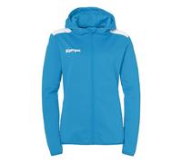 uhlsport Kempa Emotion 27 - Giacca sportiva da donna con cappuccio imbottito per donna e ragazza, in pile all'interno, con tasche con cerniera