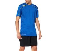 uhlsport Maglia Stream 22, Uomo, Azzurro/Giallo Lime, XXL