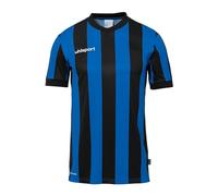 Uhlsport Retro Stripe Short Sleeve T-shirt Blu 6-7 Years Ragazzo