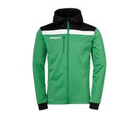 uhlsport Offense 23 Multi Hood Giacca con Cappuccio per Uomo, Uomo, 100519906, Verde/Nero/Bianco, S