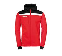 uhlsport Offense 23 Multi Hood Jacket, Shirt Uomo, Rosso/Nero/Bianco, 140