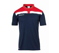 uhlsport Offense 23 Polo Shirt Uomo, Uomo, 100221310, Blu Marino/Rosso/Bianco, 140