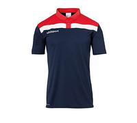 uhlsport Offense 23 Polo Shirt, Uomo, Blu Marino/Rosso/Bianco, M