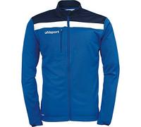 uhlsport Offense 23 Poly Jacket Giacca in Poliestere da Uomo, Uomo, 100519803, Blu/Blu Oltremare/Bianco, L