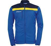 uhlsport Offense 23 Poly Jacket Giacca in Poliestere da Uomo, Uomo, 100519811, Blu/Blu Oltremare/Giallo Lime, 116