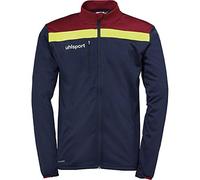 uhlsport Offense 23 Poly Jacket Giacca in Poliestere da Uomo, Uomo, 100519813, Blu Oltremare/Bordeaux/Giallo, M