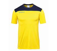 Uhlsport Offense 23 Poly Short Sleeve T-shirt Giallo,Blu M Uomo