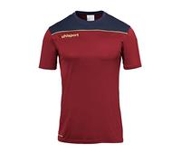 uhlsport Offense 23 Poly Shirt Maglietta da Calcio per Uomo, Uomo, 100221413, Bordeaux/Blu Oltremare/Giallo, 140
