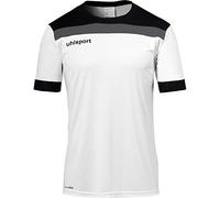 uhlsport Offense 23 Shirt Shortsleeved, T Uomo, Bianco/Nero/Antracite, S
