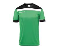 uhlsport Offense 23 Shirt Shortsleeved, Uomo, Verde/Nero/Bianco, 128