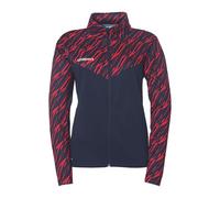 uhlsport Pallone da calcio Progressive 28 Poly - Giacca sportiva da donna, senza cappuccio, con colletto alto e tasche con cerniera, taglio sciancrato da donna