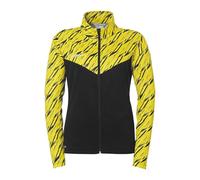 uhlsport Pallone da calcio Progressive 28 Poly - Giacca sportiva da donna, senza cappuccio, con colletto alto e tasche con cerniera, taglio sciancrato da donna