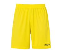 uhlsport - Pantaloncini da Bambino Center Basic, Senza Slip Interno, Bambini, 100334216, Giallo Limone/Nero, 116