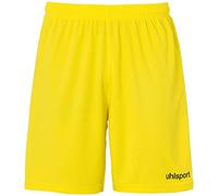 uhlsport - Pantaloncini da Bambino Center Basic, Senza Slip Interno, Bambini, 100334216, Giallo Limone/Nero, 128