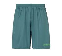 uhlsport - Pantaloncini da Bambino Center Basic, Senza Slip Interno, Bambini, 100334217, Fir Grün/Fluo Grün, 128