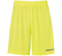 uhlsport - Pantaloncini da Bambino Center Basic, Senza Slip Interno, Bambini, 100334221, Fluo Gelb/Schwarz, 128