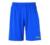 uhlsport - Pantaloncini da Uomo Center Basic, Senza Slip Interni, Uomo, 100334227, Azzurro/Giallo Lime, M