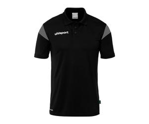 uhlsport Polo Sportiva Unisex, Nero/Antracite, S