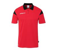 uhlsport Polo Sportiva Unisex, Rosso/Nero, XXXL