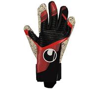 uhlsport Powerline Supergrip+ Guanti da portiere di calcio per bambini e uomini, guanti da portiere, guanti da calcio con nuova formula di schiuma adesiva e elementi ad alta aderenza