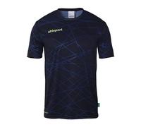 uhlsport Prediction - Maglietta Sportiva a Maniche Corte, per Portiere e Giocatori, per Bambini e Adulti