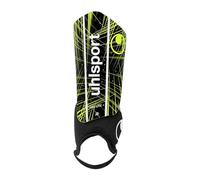 uhlsport Pro Lite Plus Parastinchi da calcio: protezioni da calcio ultraleggere con supporto per la caviglia, linee flessibili e elevato assorbimento degli urti