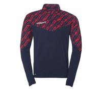 uhlsport Progressive 28 1/4 Zip Top - Maglia da Calcio a Maniche Lunghe e Maglione Sportivo Taglio Unisex
