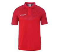 Uhlsport Progressive 28 Short Sleeve Polo Rosso 2XL Uomo