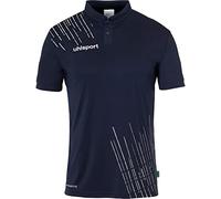 Uhlsport Polo Score 26 Calcio in Poly manica corta Blu 14-15 anni