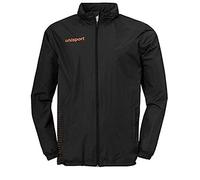 uhlsport Score Pioggia Giacca Maglietta a Manica Corta, Unisex, Score Regenjacke, Schwarz/Fluo Orange, XXXL