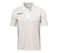 uhlsport Score Polo Shirt Magliette, Unisex, Score Polo Shirt, Bianco/Nero, S