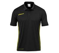 uhlsport Score Polo Shirt Magliette, Unisex, Score Polo Shirt, Giallo Fluo/Nero, M