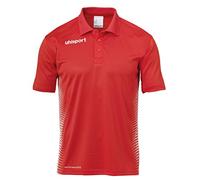 uhlsport Score Polo Shirt Magliette, Unisex, Score Polo Shirt, Rosso/Bianco, XXXL