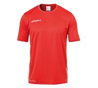 uhlsport Score Training Maglietta, Unisex, Score Training, Rosso/Bianco, M