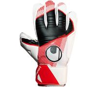 uhlsport Starter Soft Maignan #344 - guanti da portiere Unisex-Gioventù, blanc/rouge/noir, 8 -