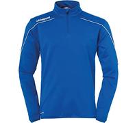 uhlsport Stream 22 1/4 Zip, Top da Allenamento da Uomo, Azzurro/Bianco, L