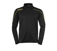 uhlsport Stream 22 1/4 Zip, Top da Allenamento da Uomo, Nero/Giallo Limone, 3XL