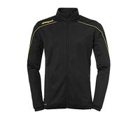 uhlsport Stream 22 Classic - Giacca da Bambino, Bambini, Giacca, 100519323, Nero/Giallo Limone, 140