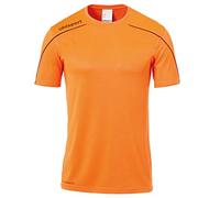 uhlsport Stream 22 - Maglia a Maniche Corte da Uomo, Uomo, Maglietta, 100347709, Fluo Arancio/Nero, S