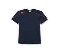 uhlsport Stream 22 - Maglia a Maniche Corte da Uomo, Uomo, Maglietta, 100347710, Marine/Fluo Rot, XXL