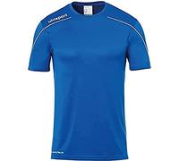 uhlsport Stream 22 - Maglia a Maniche Corte da Uomo, Uomo, Maglietta, 100347712, Navy/Bianco, XXL