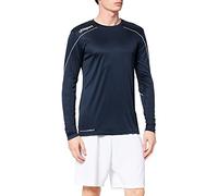 uhlsport Stream 22 - Maglia a Maniche Lunghe da Bambino, Bambini, Maglietta, 100347812, Navy/Bianco, 152