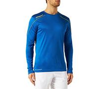 uhlsport Stream 22 - Maglia a Maniche Lunghe da Bambino, Bambini, Maglietta, 100347814, Azzurro/Giallo Lime, 164
