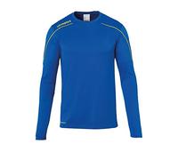 uhlsport Stream 22 - Maglia a Maniche Lunghe da Bambino, Bambini, Maglietta, 100347814, Azzurro/Giallo Lime, 116
