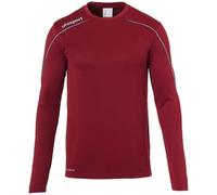 uhlsport Stream 22 - Maglia a Maniche Lunghe da Bambino, Bambini, Maglietta, 100347818, Bordeaux/Skyblau, 128