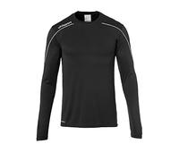 uhlsport Stream 22 Maglia a Maniche Lunghe da Uomo, Uomo, Maglietta, 100347801, Schwarz/Weiß, L