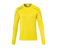 uhlsport Stream 22 Maglia a Maniche Lunghe da Uomo, Uomo, Maglietta, 100347811, limonengelb/Azurblau, XXL
